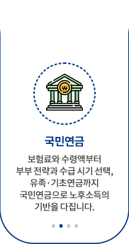 EP02 국민연금 — 보험료와 수령액부터 부부 전략과 수급 시기 선택, 유족·기초연금까지 국민연금으로 노후소득의 기반을 다집니다.